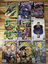 Superman Comics Lot 9 No. 155-163 VF/NM Bagged & Boarded Vintage Comic Book 2000 picture
