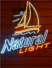 New Natural Light Sailboat Beer Bar Neon Light Sign 24