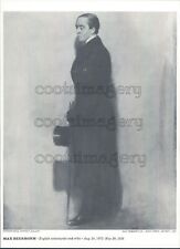 1971 Press Photo Artist Drawing of English Critic Caricaturist Max Beerbohm picture