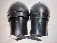 Medieval Plate Mail Metal Constructed Shoulder LARP SCA Straps Pauldrons Armor, picture
