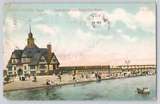 Postcard Massachusetts Boston Head House & Beach City Point Antique 1907 picture