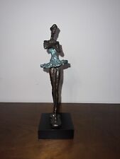 Vintage 10 Inch Bronze Abstract Ballerina Dancer Sculpture Statue picture