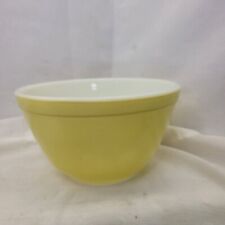 Vintage PYREX Primary Yellow #401 Small Nesting Mixing Bowl 1.5 pt Oven Ware picture