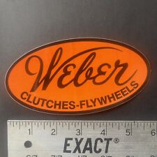 * VTG *   Weber  Clutches - Flywheels - decal/sticker picture