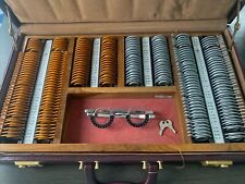 Optometrist lens test eye kit eyeglasses Steampunk Made In Japan Vintage picture