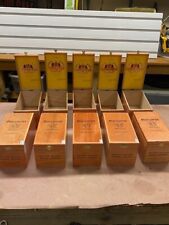 Lot of 10 (Empty) Baccarat Cedar Wood Cigar Boxes -- For Cool Display Storage picture