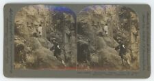 c1900's Real Photo Stereoview Earthquake Fissure Volcano, Guadeloupe picture