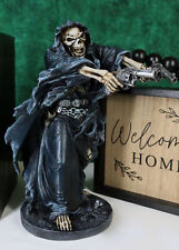 Ebros Grim Reaper Assassin With Guns Revolvers Skeleton Death Fantasy Horror picture