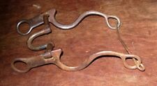 Large Antique Hand Made Western Horse Bit-Copper Taster? Inlays-From Montana picture
