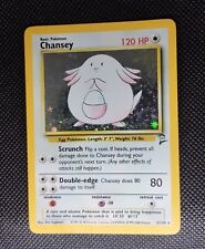 Pokemon Card Chansey Base Set 2 Holo Rare 3/130 - Played MP (Read Description) picture