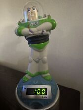 Vintage Buzz Lightyear Electronic Digital Alarm Clock Talking Buzz -TESTED picture