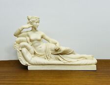 Vintage A. Santini Paolina Bonaparte Statue Nude Venus Victrix Sculpture Italian picture