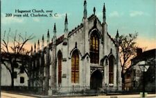 1910. HUGUENOT CHURCH. CHARLESTON, SC POSTCARD. RR6 picture