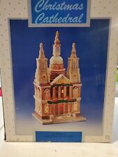 Christmas Cathedral Lighted Collectible Porcelain St Pauls London, England picture