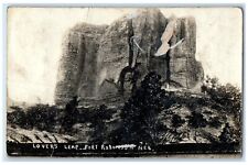 c1910s View Of Lover's Leap Fort Robinson Nebraska Wolsey SD RPPC Photo Postcard picture
