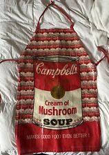 Vintage Andy Warhol Campbell’s Mushroom Soup Apron picture