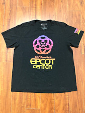 Disney World Epcot Center Black T Shirt Size Large Imagineering Exclusive 35th picture