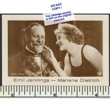 Marlene Dietrich  - 1930's Hänsom / Jasmatzi photo collectible cigarette card picture