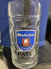 Spaten Munchen Oktoberfest Isar Tankard Beer Stein, 0.5L picture