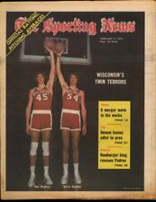SPORTING NEWS 2/9 1974 WI Hughes Twins; Deane Beman Maurice Lucas UCLA picture