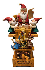 2011 Hallmark Keepsake Santa's Jolly Workshop Magic Light Sound and Motion-WORKS picture