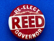 Vintage Re-Elect John Reed Governor Maine 7/8