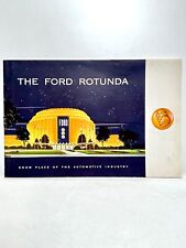 Vintage 1954 The Ford Rotunda Show Place of the Automotive Industry Booklet picture