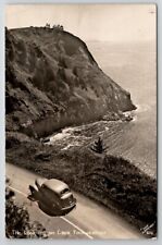 Cape Foulweather OR The Look-Out RPPC Oregon Real Photo Postcard V24 picture