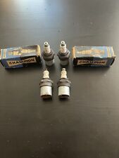 Vintage Champion C-4 Spark Plugs With 2 In Original Box And 2 Without picture