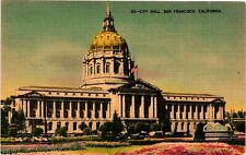 Vintage Postcard- 20. City Hall, San Fransisco, California. Unposted 1930 picture