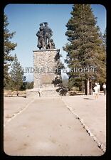 1950s Red Border Slide People Donner Monument #4381 picture