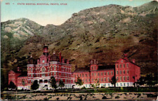 Postcard State Mental Hospital Once Known As Territorial Insane Asylum Provo UT picture