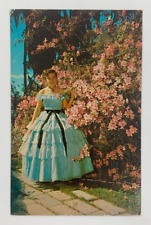 A Beauty Southern Belle among the Azaleas Augusta Georgia Postcard Unposted picture