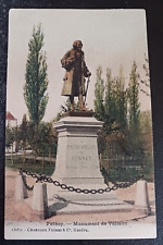vtg postcard France Ferney Voltaire Monument color unposted picture