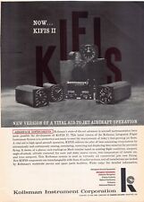 1962 Aviation Week Print Ad Kollsman Instrument Corp KIFIS II Precision Flying picture