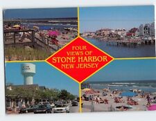 Postcard Four Views Of Stone Harbor New Jersey USA picture