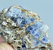 213 CT Huge Bi-Color Sapphire Crystal On Mica @ Badakhshan Afghanistan picture