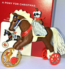 HALLMARK Keepsake 2020 A PONY FOR CHRISTMAS Ornament #23 IN SERIES Horse Racing picture