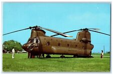 c1960 Boeing Vertol CH-47 Chinook Helicopter Fort Campbell Kentucky KY Postcard picture