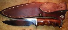 CLYDE FISCHER Custom Y-O Ranch Texas Hunting Skinning Knife Original Sheath picture