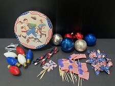 (UPDATED) Mixed Vintage Modern Patriotic Crafting Lot. See Description 🇺🇸 picture