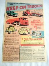 1979 Color Ad Revell Models  Model Builders Club of America Keep on Truckin' picture