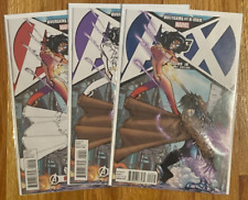 lot of 3 Marvel Comics Avengers vs X-Men #10 variant covers picture