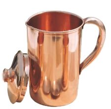 Pure Copper Smooth Water Jug/Copper Pitcher for Ayurveda Health Benefit 1.5 ltr picture