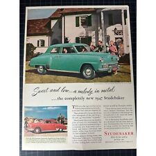 Vintage 1947 Studebaker Print Ad picture
