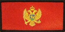 MONTENEGRO Flag Military Patch With Hook Adhesive Fastener BLACK BORDER #15 picture