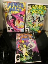 Power Pack Comic Book #9 - 11 Marvel 1984 BAGGED BOARDED~ picture