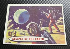 1957 Topps Target Moon Low-Grade Card #51 - Eclipse of The Earth - Creased picture