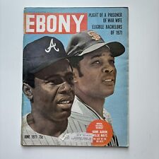 Ebony Magazine June 1971 Willie Mays Hank Aaron Sugar Chile Robinson TV Anchors picture