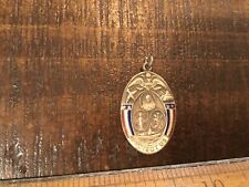 ORIGINAL WWII US SOLDIERS STERLING RELIGIOUS PENDANT PROTECT US NAME / SERIAL # picture
